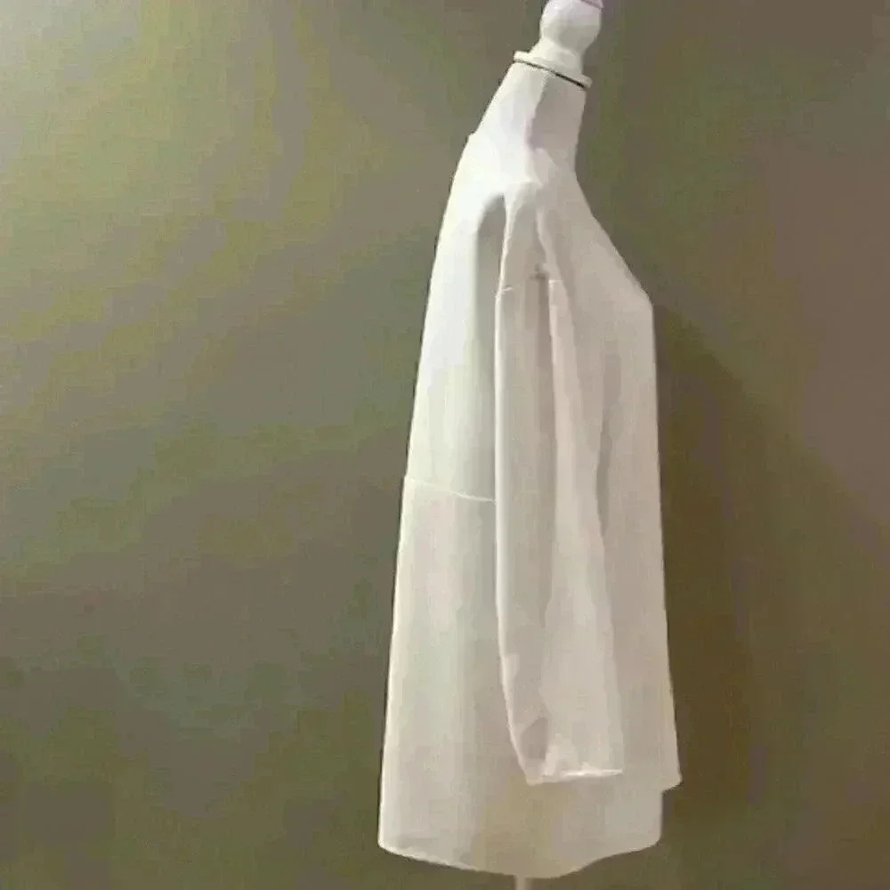 TIBI White Sheath Dress Size Medium - Picture 3 of 9